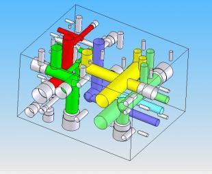 供应液压系统设计, 油路板设计加工_机械及行业设备